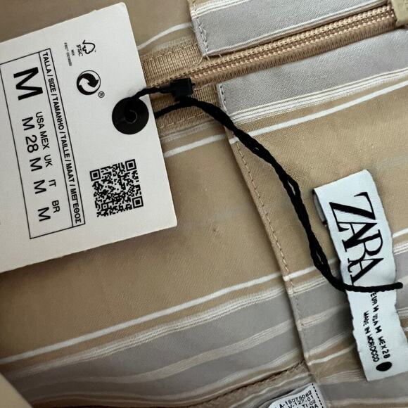 Zara Set Striped Drape Skirt and Top BUNDLE NWT - Picture 4 of 8